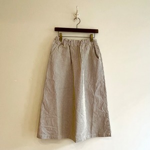 C-21749 【Painter Skirt】 Hickory Stripe