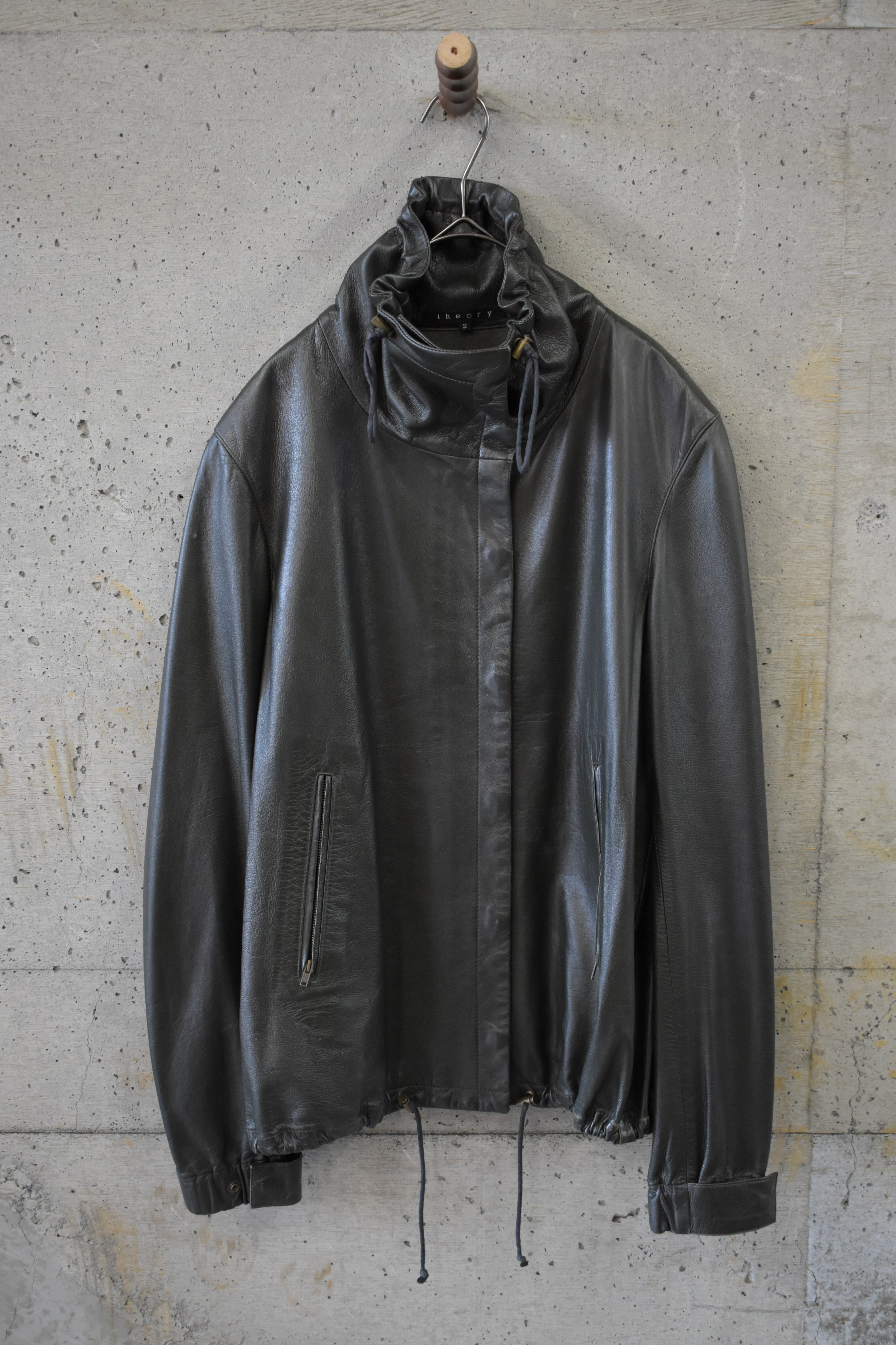 leather blouson
