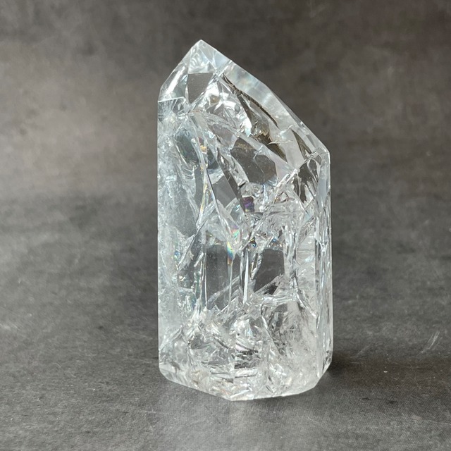 ブラジル　ミナスジェライス州産♦︎cracked quartz クラックドクォーツ|point ポイント|天然石　パワーストーン　鉱物　gem stone
