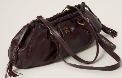 MIU MIU LEATHER BAG | leggiadro