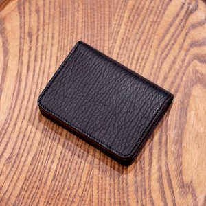 forme(フォルメ) "Post wallet" Sealskin×DOUBLE -Black×Brown-