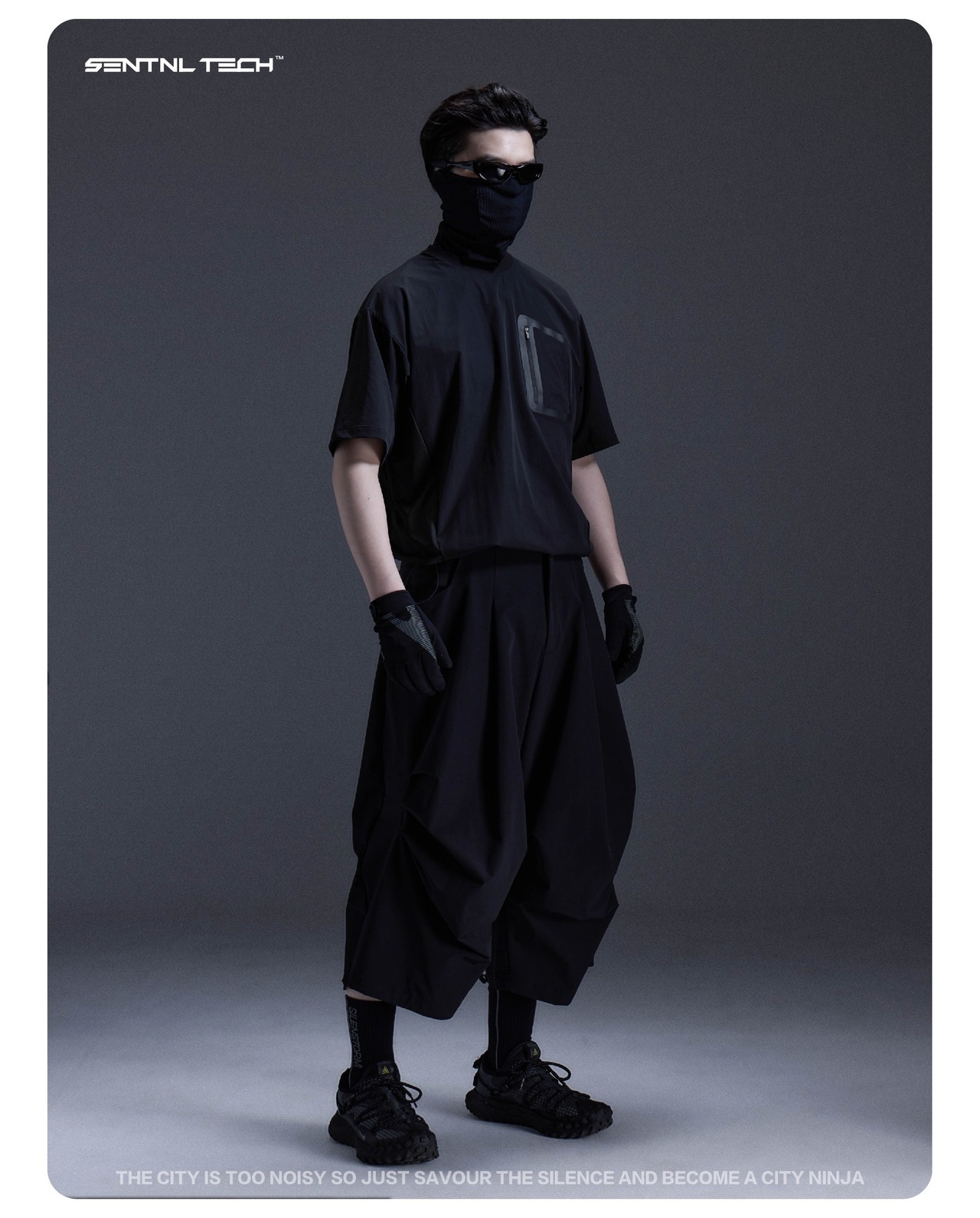 SENTNL TECH ウォーターレペレント テック ポケット Tシャツ