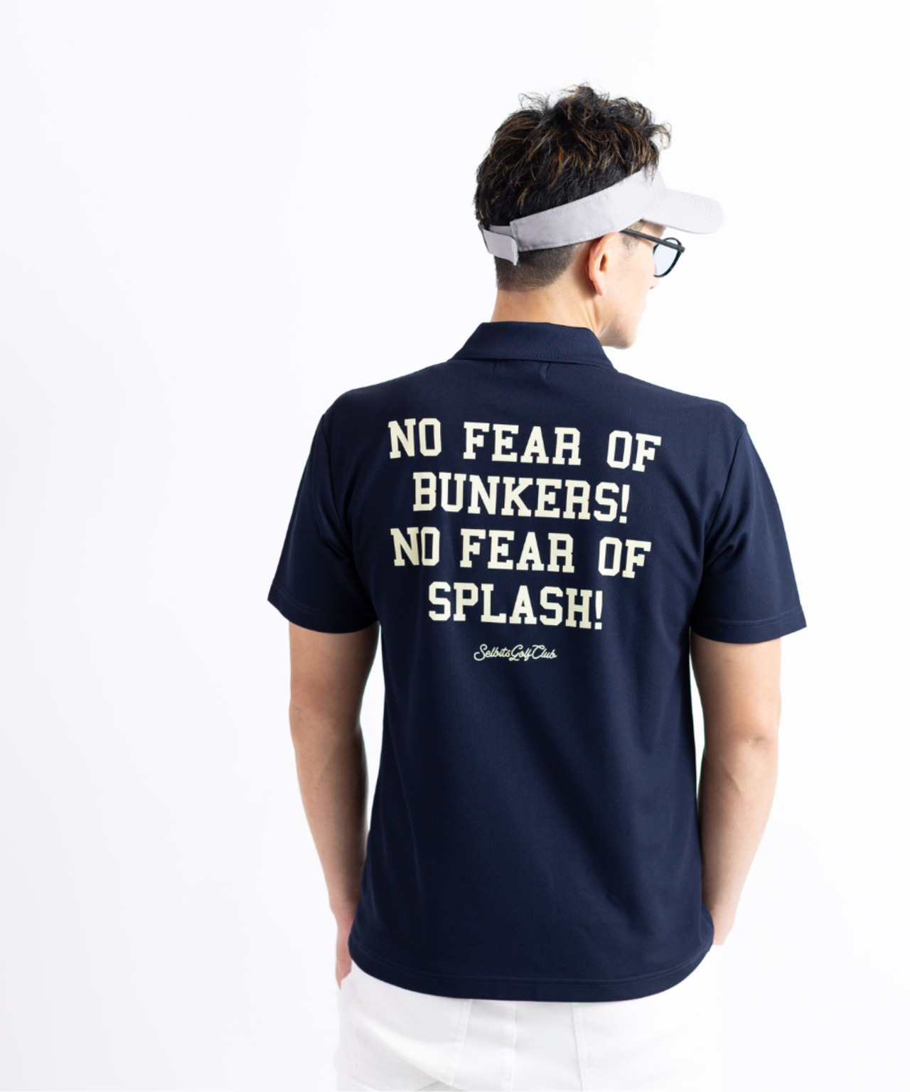 NO BUNKERS NO SPLASH Polo ”navy”