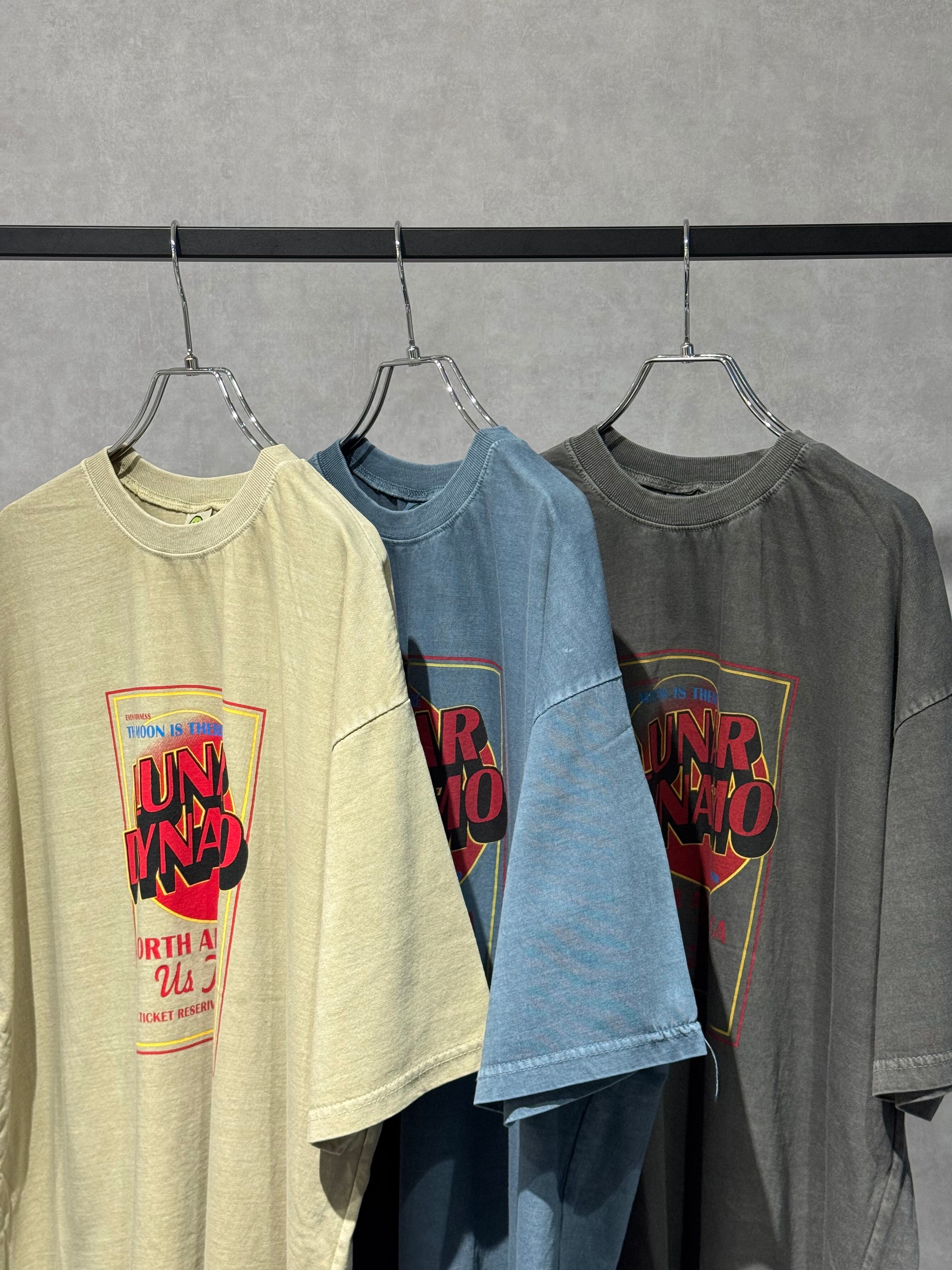 colorful print logo big T-shirt