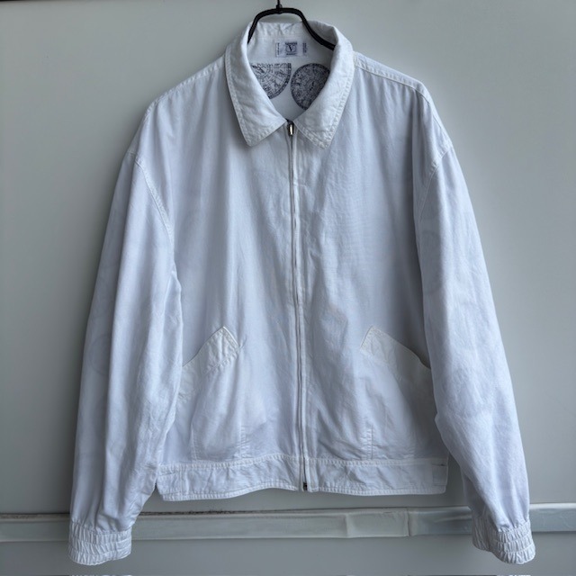 VALENTINO ヴァレンティノ ジップジャケット ゾディアックプリント 80s リバーシブル 古着 画像3