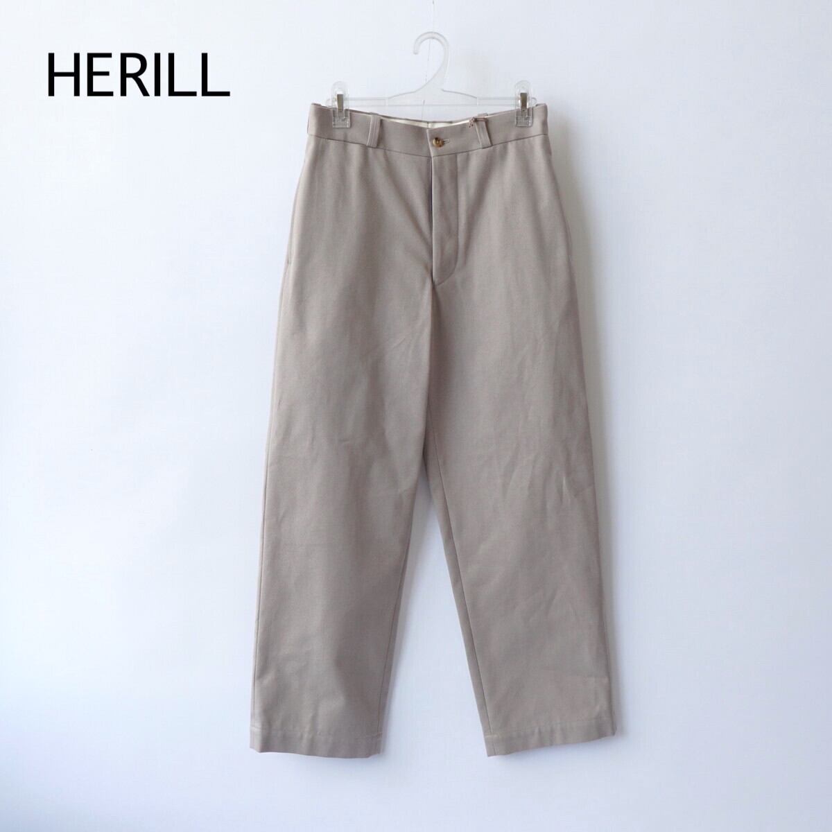 HERILL/ヘリル・Cotton Twill Chinopants | a flat shop