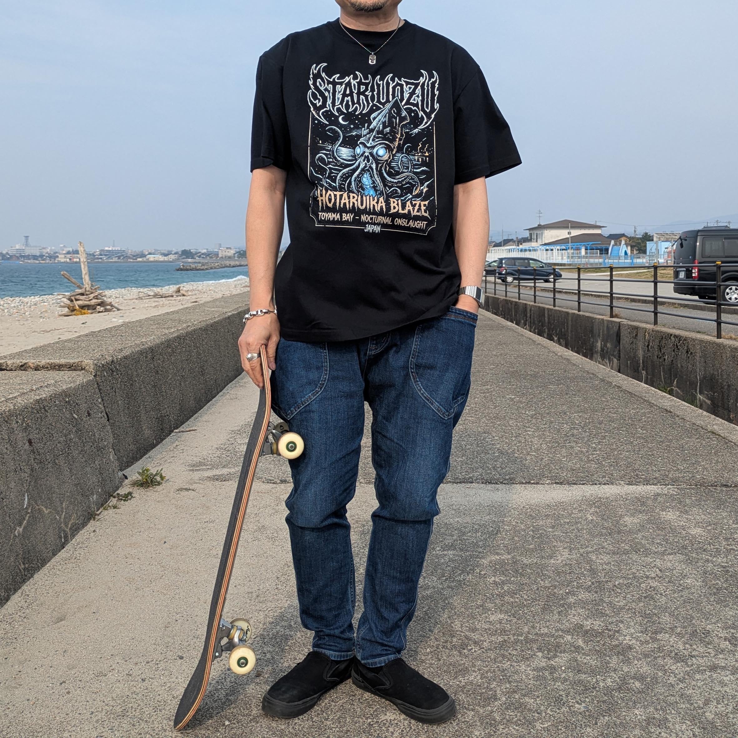 【富山湾】STARUOZU ホタルイカTシャツ【ROCK】