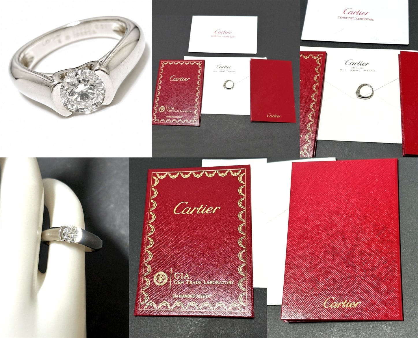 CARTIER カルティエ ソリテール ダイヤモンド リング エリプス C De