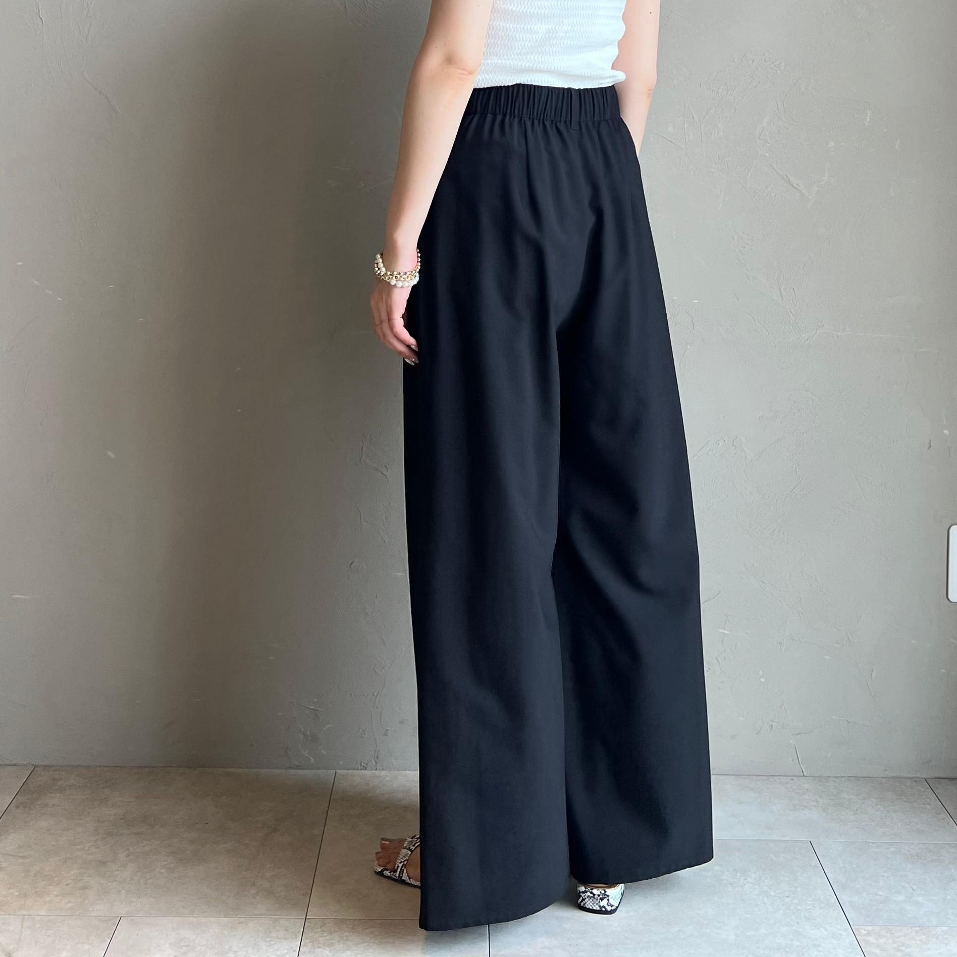 CLOCHE 】タックワイドパンツ | valance 福井｜レディース セレクト