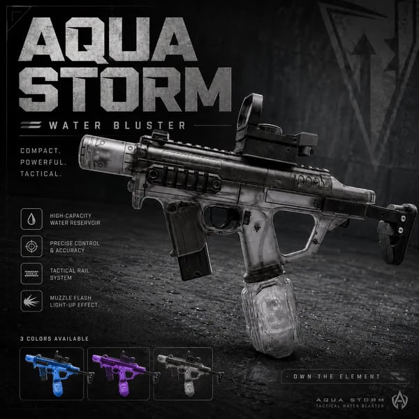 Laylax】 アクアストーム SMG ウォーターブラスター 水鉄砲 | GunPlay
