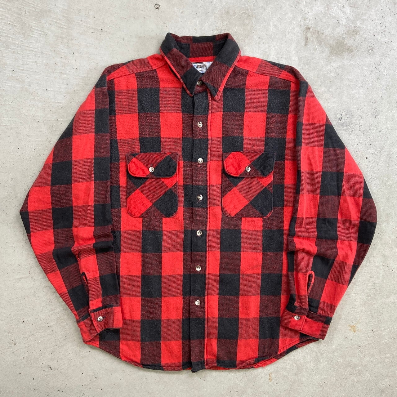 70~80年代 USA製 Five Brother ファイブブラザー ヘビーネルシャツ 