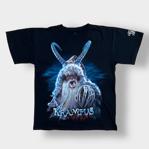 【Universal Studios】ハロウィン イベント Tシャツ ビッグプリント Halloween Horror Nights KRAMPUS ユニバーサルスタジオ ホラー M 半袖 US古着