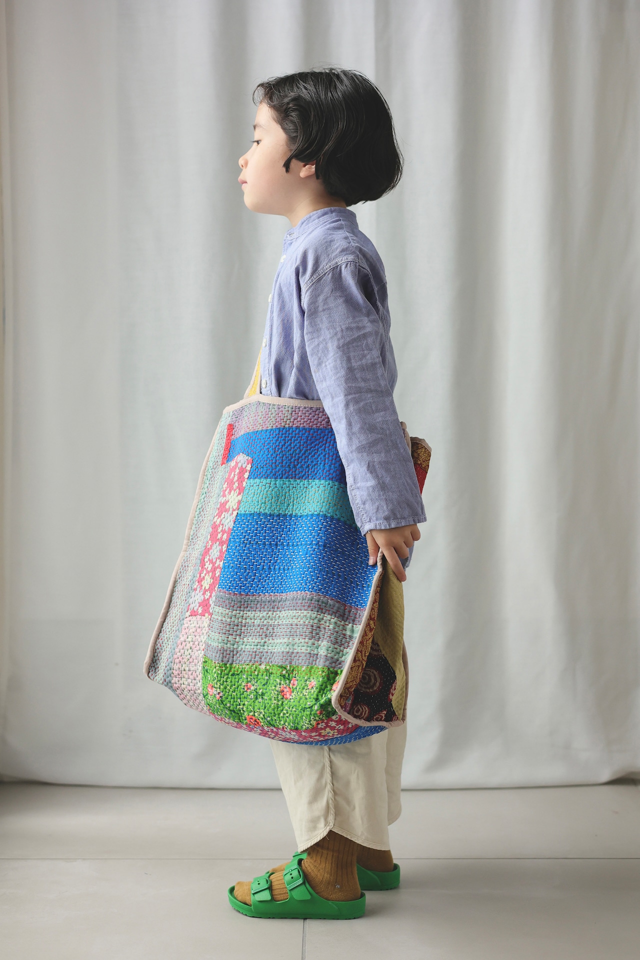 ＜PHET AND PLOY＞Kantha Bag Piping カンタバッグE - 12