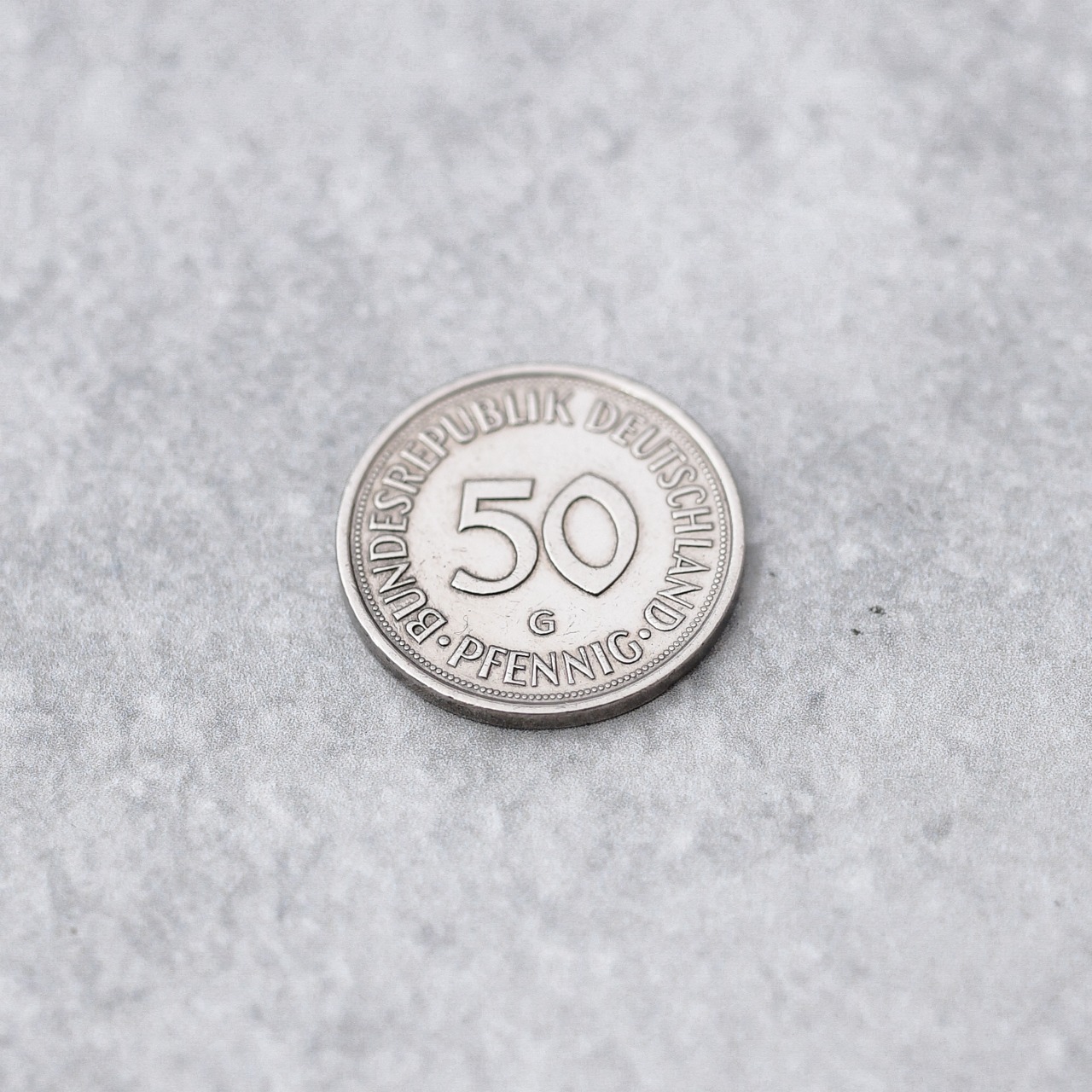 ドイツ 50ペニヒ コインリング｜GERMANY 50PFENNIG COINRING