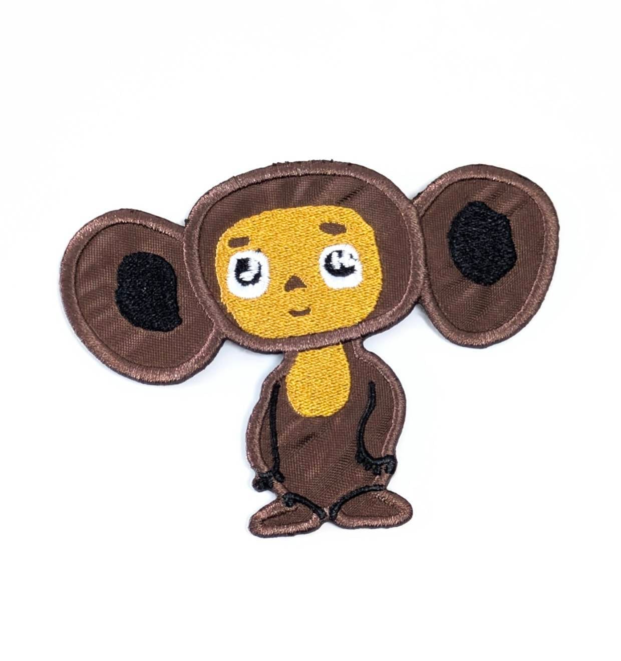 送料無料！ ★刺繍アイロンワッペン★【 チェブラーシカ（Cheburashka）】 〚アメリカン雑貨 アメトイ〛