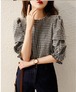 大きいサイズ レディース トップス　シャツ　チェック柄　春夏 秋 新品 半袖