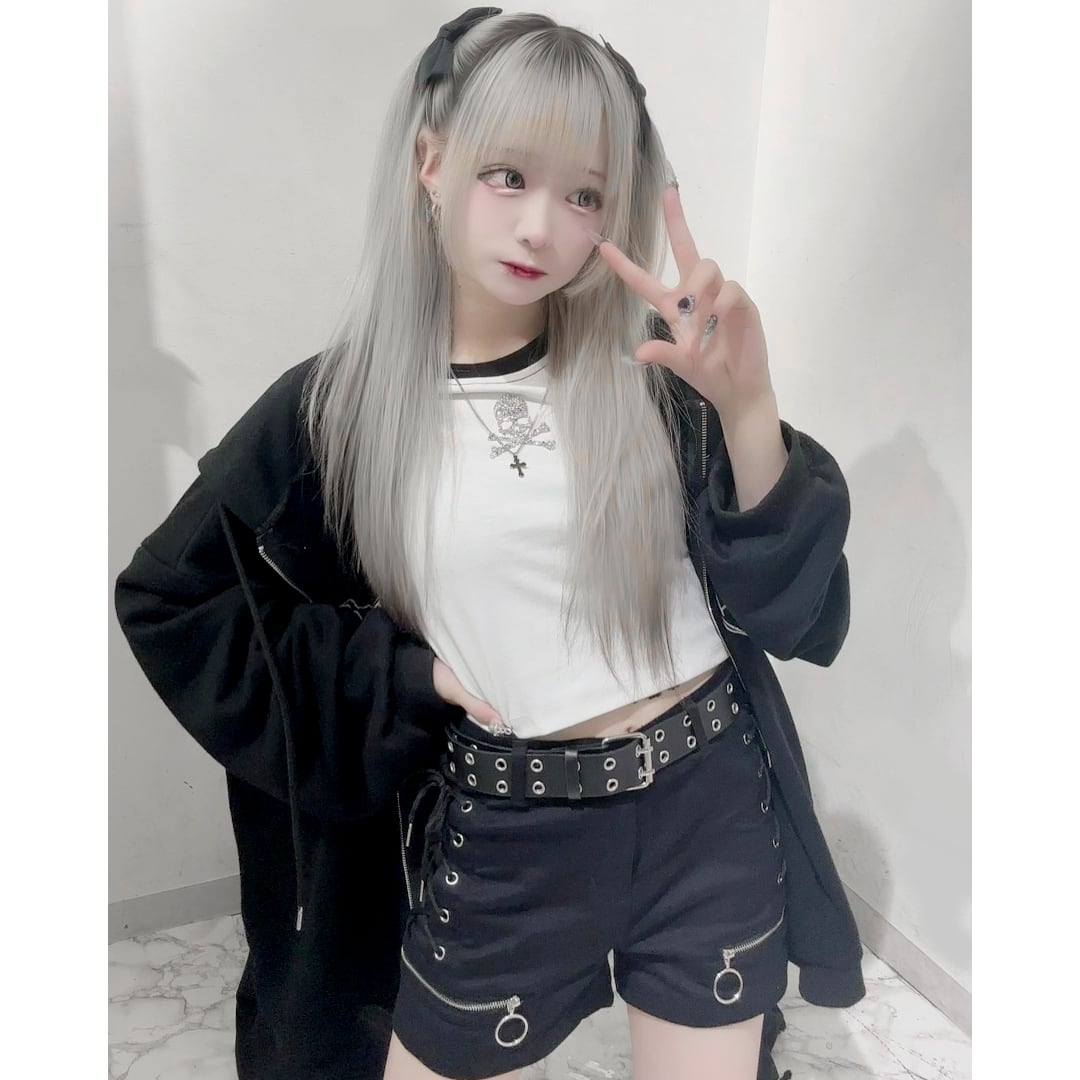 ハイウエストレースアップショートパンツBLACKS ZIPレースアップ ハイウエストショートパンツ | VOLCAN&APHRODITE 公式通販