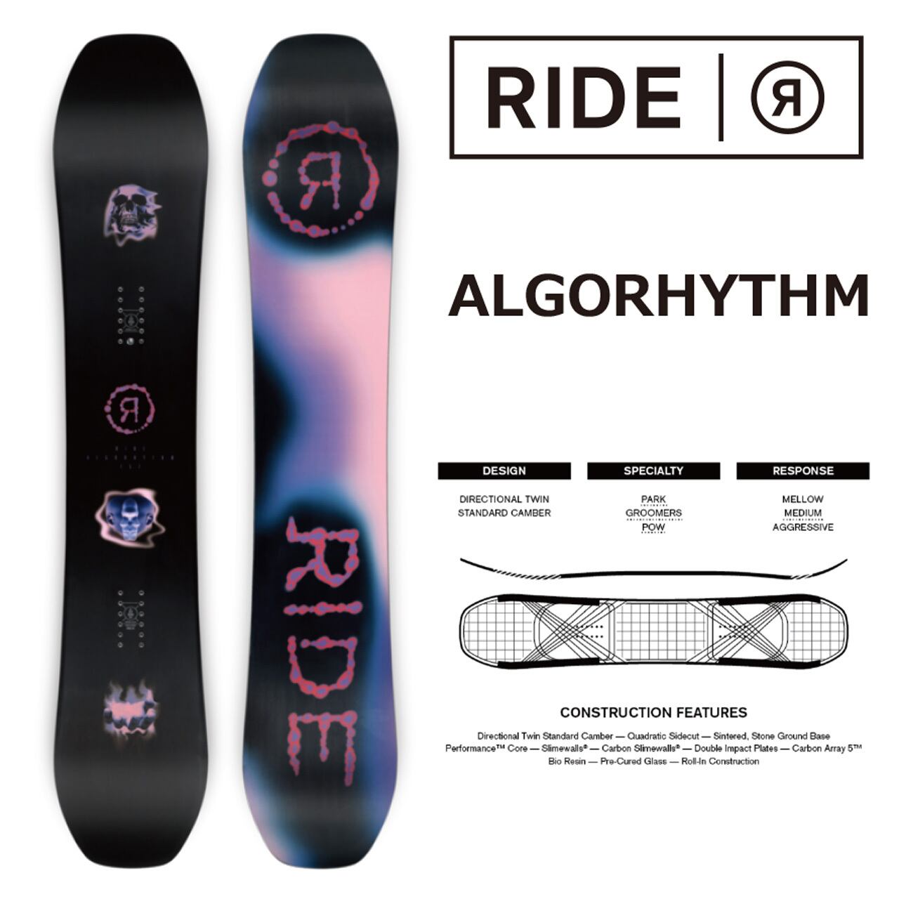新品・未開封】RIDE『ALGORHYTHM』ライド . 合わさ アルゴリズム 164