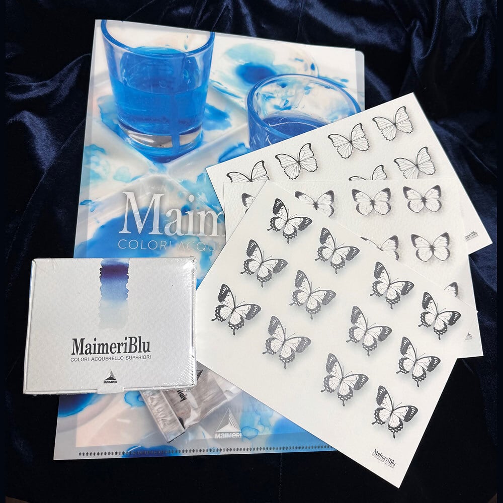 チャールズ・リン・ブラッグ　コンゴニ母子　色鉛筆アクリル画　3号 昔懐かしい文房具「コーリン鉛筆 の色鉛筆」昭和40年代の製品 12