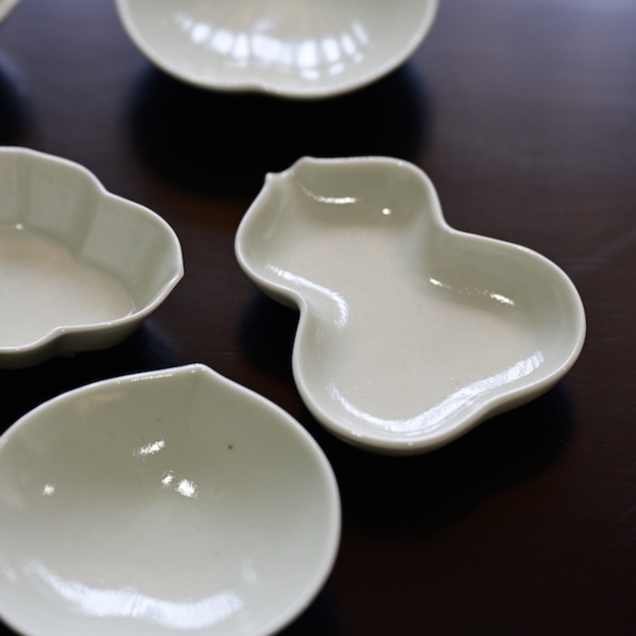 東屋　豆皿 | 土灰［2106100000228/235/242］