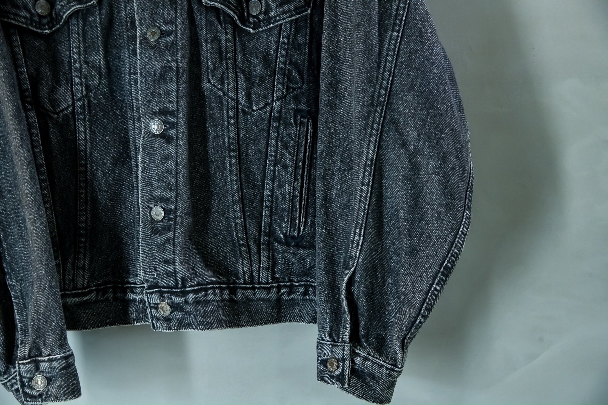 levis 70507-4858 先染めブラックデニムジャケット | NOUVEL des HIOC