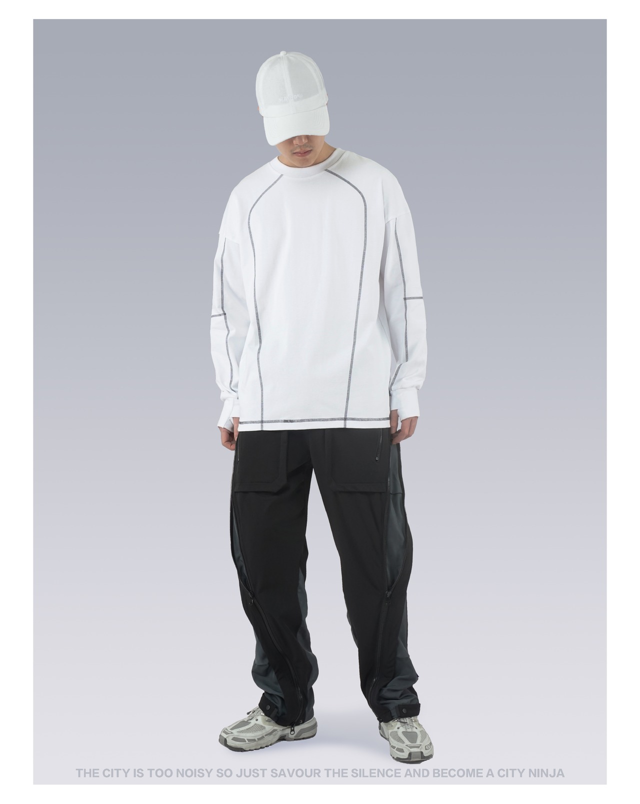 SILENSTORM マルチフォームレイヤードストレートレッグパンツ