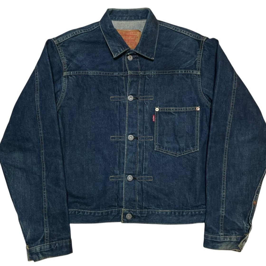 濃紺 orslow Loose Fit Denim Coat 襟コーデュロイ デニム ロング