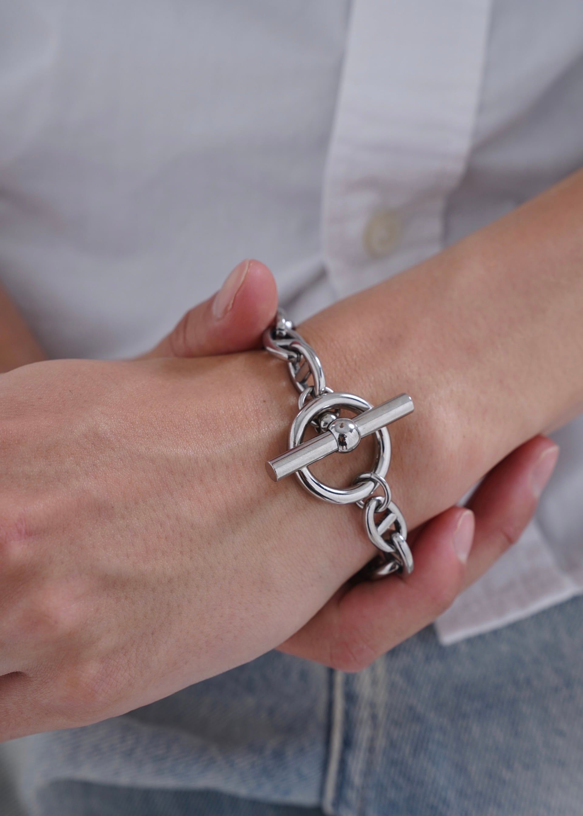 316L anchor bracelet ( 10mm ) #b84 | namuel