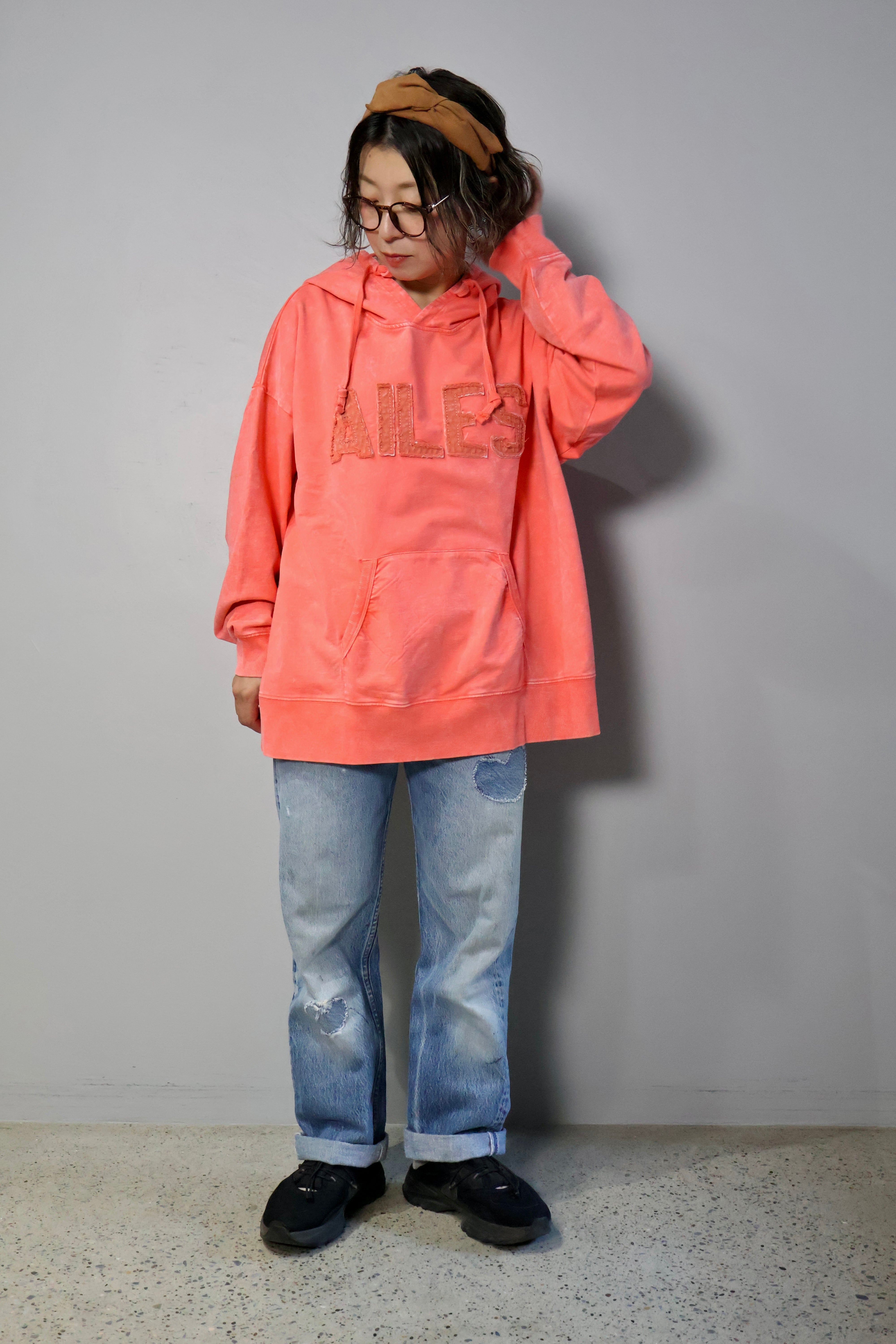 NEW!MINI裏毛ピグメントPOパーカーロゴたたきつけ【12510-367-10】2026SS