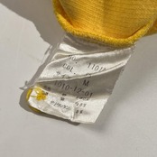 SINA COVA シナコバ  国旗デザイン 長袖 ポロシャツ M/イエロー メンズ トレーナー風生地