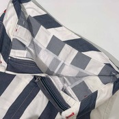 le coq sportif ルコックスポルティフ ストライプ ミニスカート風 ショートパンツ 11/レディース ゴルフ