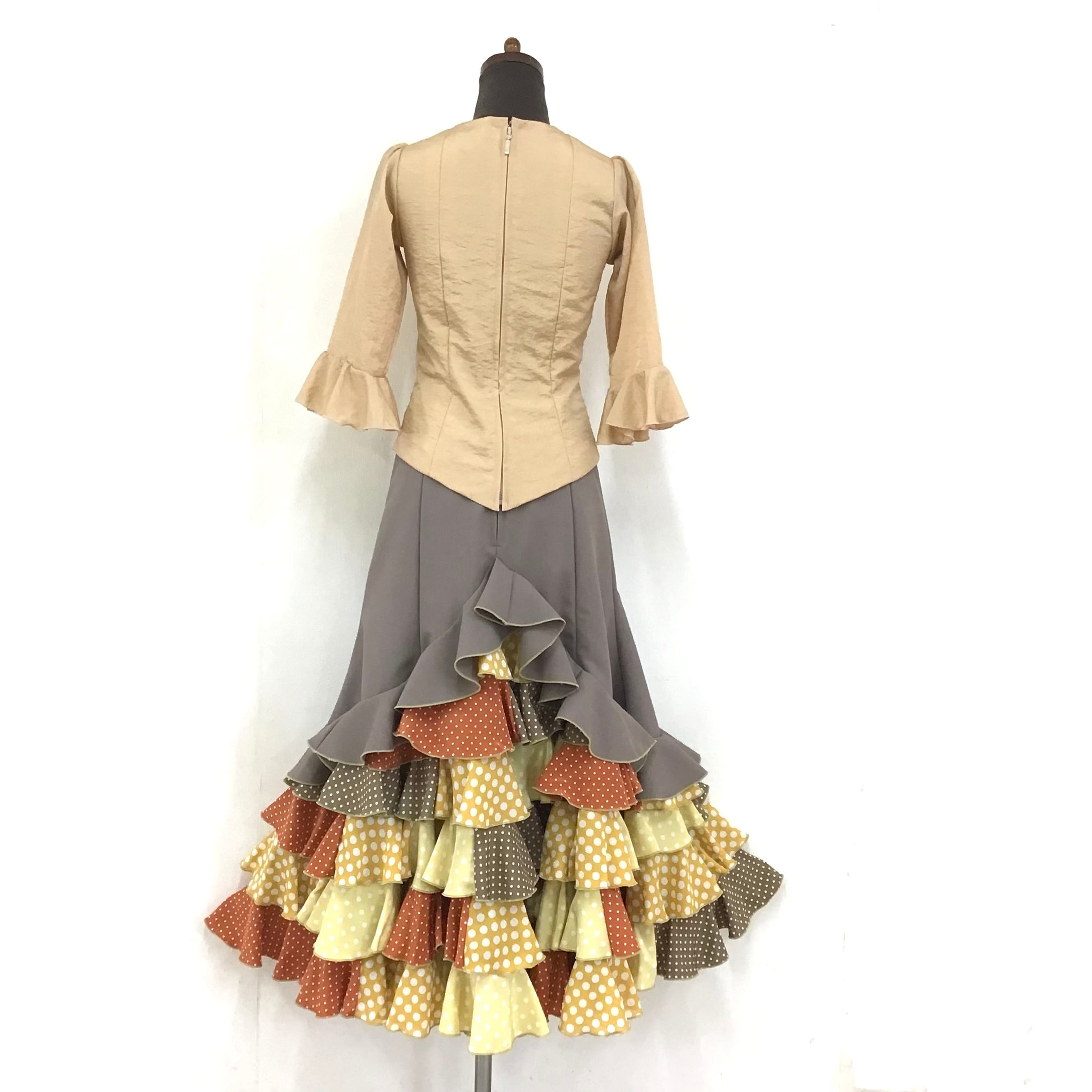 美品★ツーピース★フラメンコ衣装 フラメンコ衣装 ツーピース Sサイズ E352 | アトリエ貴美恵