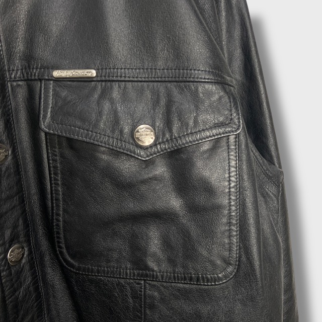 HarleyDavidson ハーレーダビッドソン レザーシャツジャケット 本革