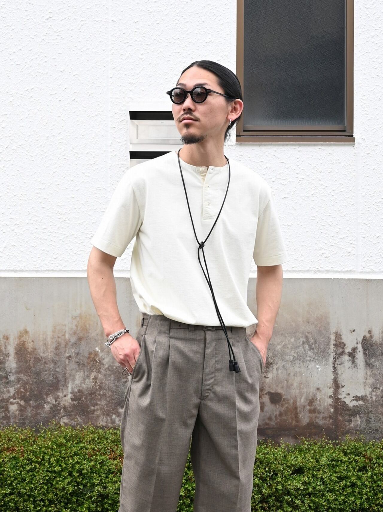 OLD JOE / LEATHER STRING BELT | GANKO