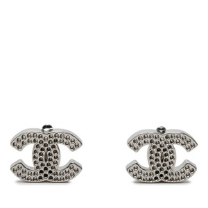 シャネル ココマーク パンチング イヤリング 03P シルバー メタル レディース CHANEL 【中古】