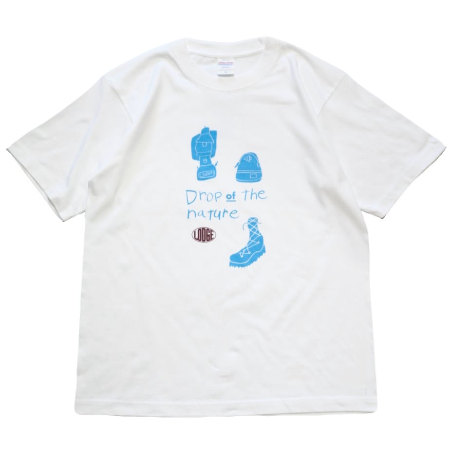 新品 LODGE Original "Drop of the nature" T-shirt -M,L,XL