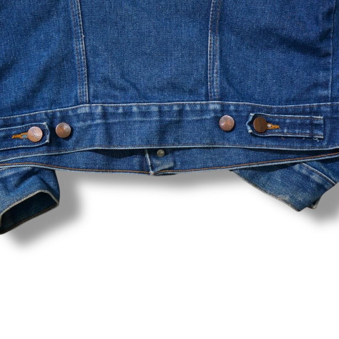 38】Wrangler 74126NV ラングラー アメリカ製 デニムジャケット DENIM
