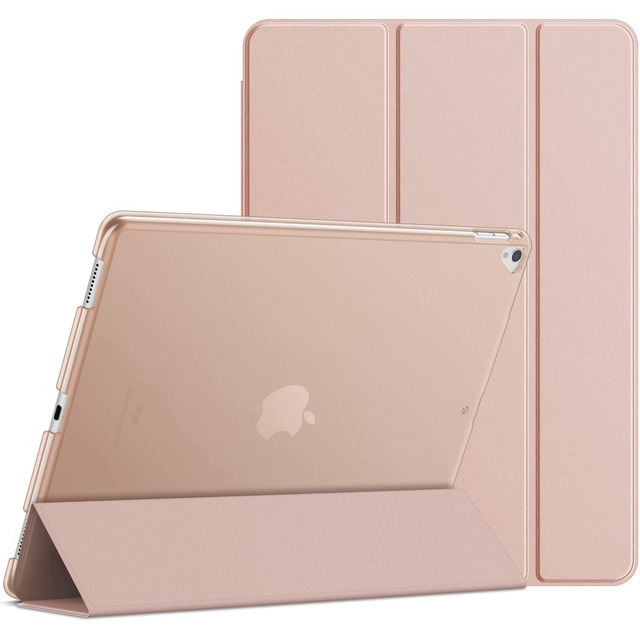 JETech iPad Pro 12.9インチ 第2/1世代 (2017/2015)用 ケースカバー (ローズゴールド)