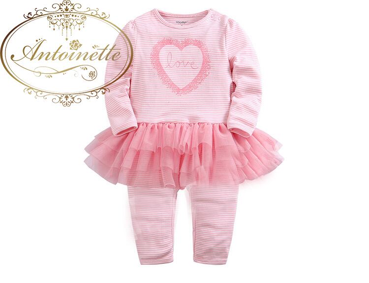 ベビー服 赤ちゃん 服 ベビー 女の子 新生児 新生児 秋服 フリル チュチュ バレリーナ プリンセス おむつ替えラクラク Antoinette