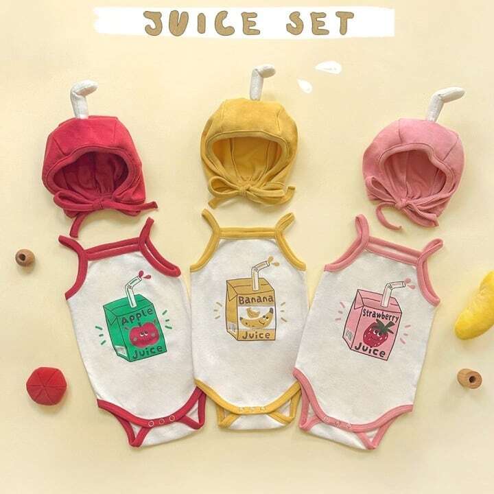 【BABY】夏新作 JUICE SETロンパース