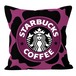 ★大人気★スタバ★クッションカバー★パープル 45x45cm