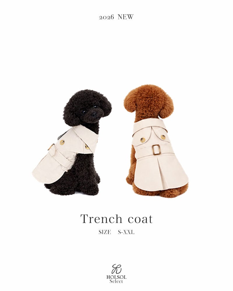 即納入荷】ベーシックトレンチコート | HOLSOL