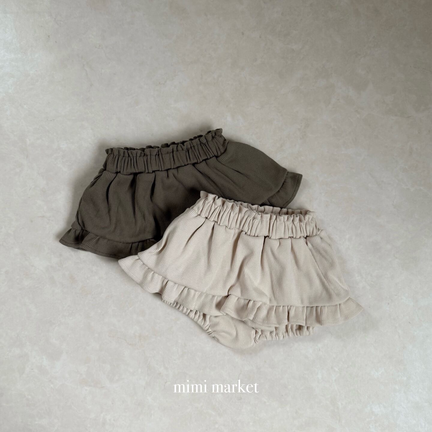 ribbed tiered bloomer【mimimarket】※9月中旬〜下旬発送予定