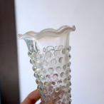 オパリンガラスの雨粒花瓶