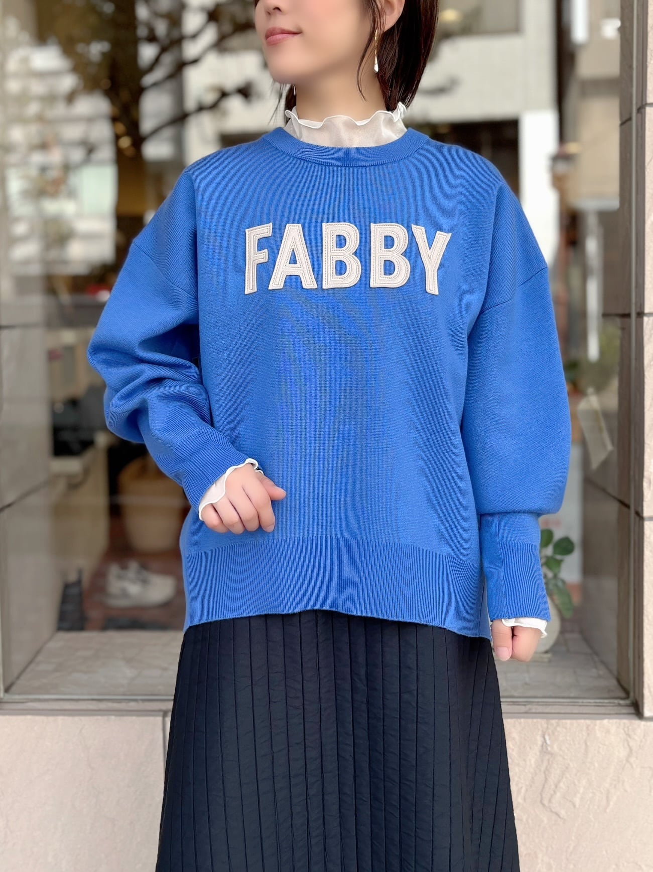 再再入荷！】Dignite collier / フェルトロゴニットプルオーバー | anouk