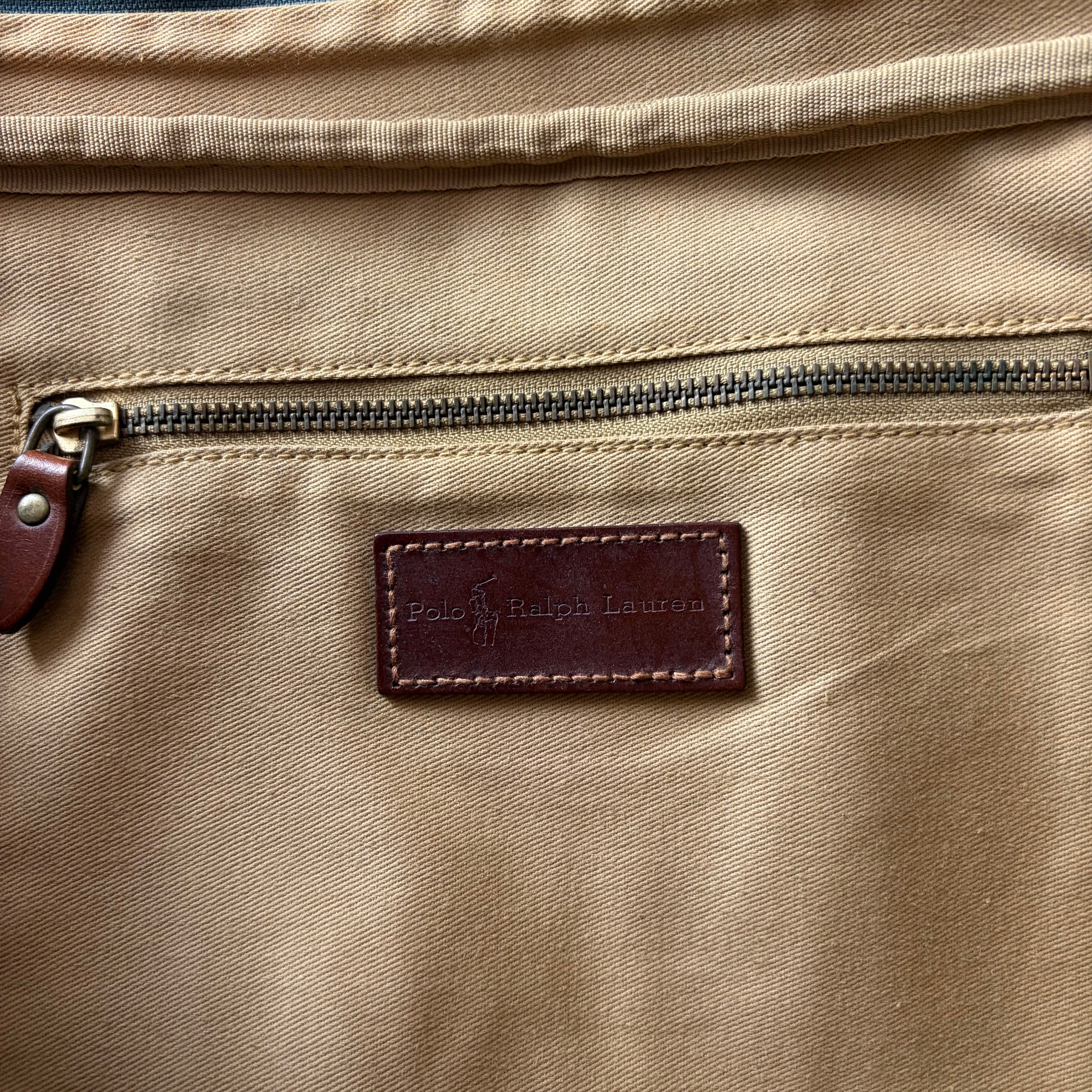 着画あり】Polo by Ralph Lauren ビジネスバッグ チェック archive