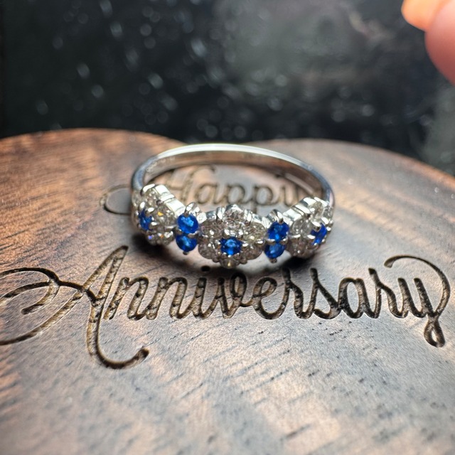 PT900 アウイナイト x ダイヤモンド 12号