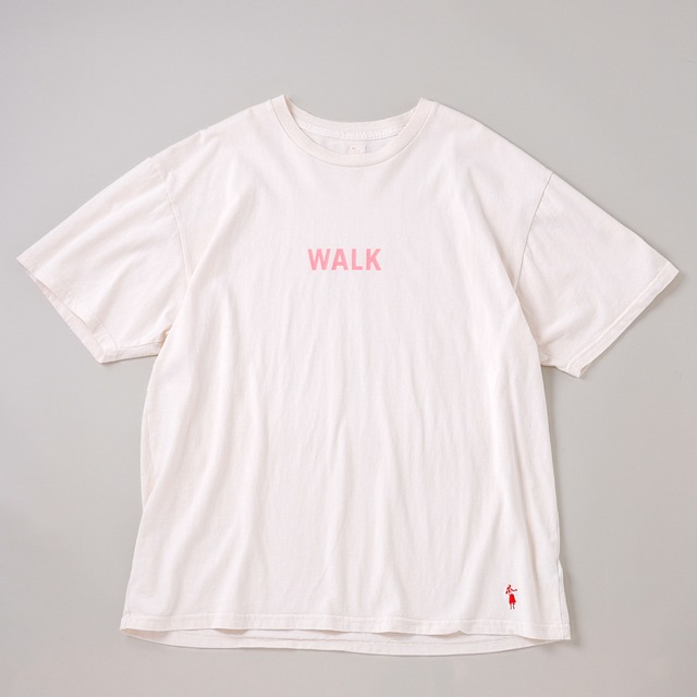 【新品】SUNSHINE＋CLOUD special limited edition big size Teeshirt "WALK - AROUND" made in USA ／ サンシャインクラウド MINTENS限定品 USA製 ビッグサイズ Tシャツ XXL O.White
