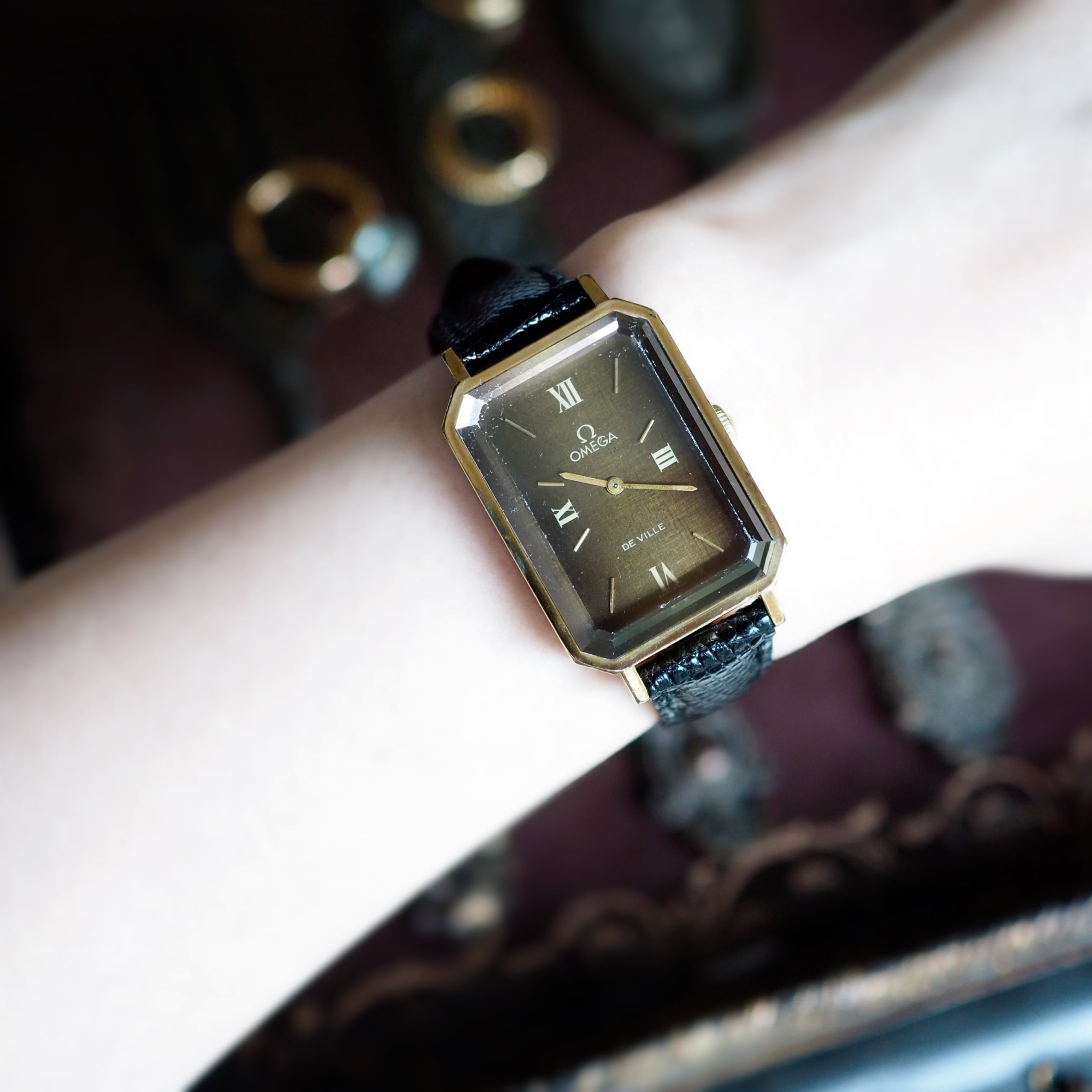 OMEGA deville グリマデザイン エメラルドライン カットガラス