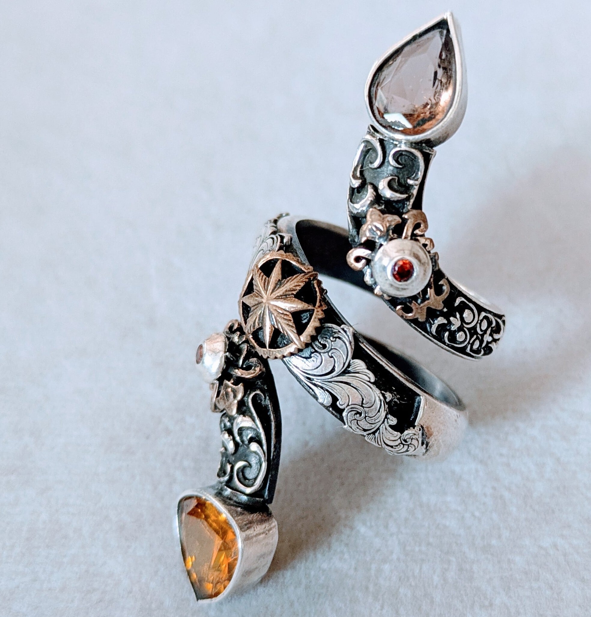 メンズ ハンドメイド リング（太陽の影）925silver | HAYAT TURKISH STYLE